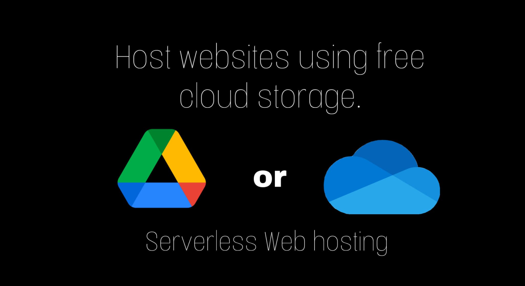 How to host websites using free cloud storage